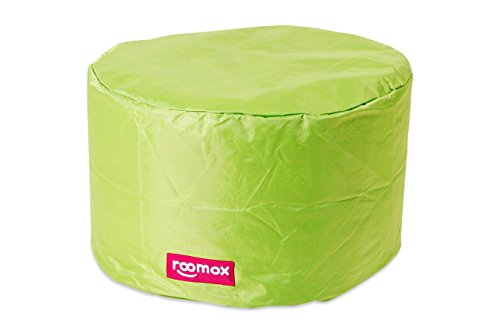 ROOMOX Tube Lounge-Sitzsack, Stoff 50 x 50 x 30 cm, Limettengrün
