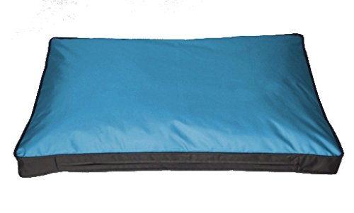 Kissenbezug für Outdoor-Hundekissen 120 x 80 cm, blau (ohne Füllung) wasserdicht beschichtet, Ersatzbezug, Kissenhülle