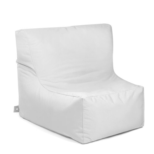 OUTBAG 'Piece' Outdoor-Sessel, Sitzsack, deluxe skin, weiß